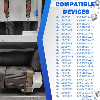 S-0730 Motor de máquina de hielo de repuesto para máquinas de hielo Hoshizaki KM Series 120V 60W, conjunto de motor de bomba de agua para Hoshizaki S-0730, KM-1200S, KM-1300S
