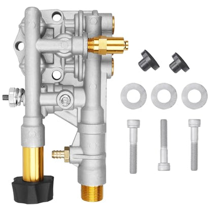7108366 Kit de reemplazo de colector de bomba de lavado a presión para 510020 y 520006 bombas de lavado a presión de leva axial