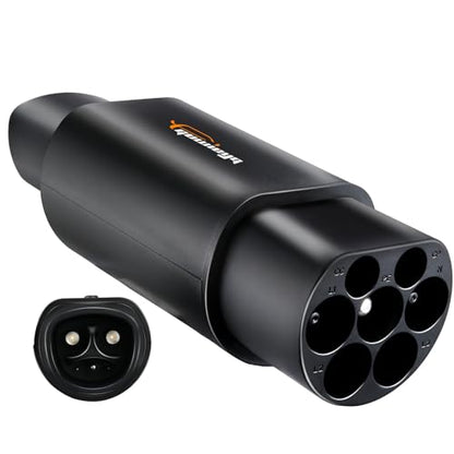 para NACS a GB/T Adaptador de carga de vehículo eléctrico compatible con cargador de destino NACS, conector móvil, conector de pared