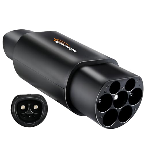 para NACS a GB/T Adaptador de carga de vehículo eléctrico compatible con cargador de destino NACS, conector móvil, conector de pared