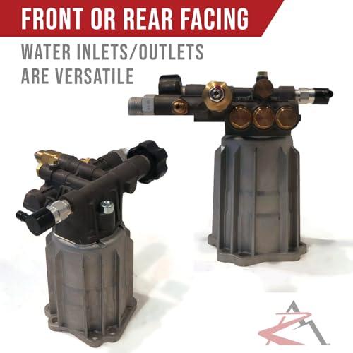 OEM | AR Annovi Reverberi SRMV22G28D-EZ | 2800 PSI 2.2 GPM 3/4 "Eje Horizontal BOMBA LAVADORA DE PRESIÓN modelo SRMV 2.2G28 D-EZ; compatible con Generac y más