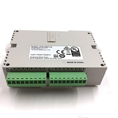 Delta Controlador programable DVP14SS211R (unidad de CPU, 24VDC, 8 entradas, 6 salidas de relé)