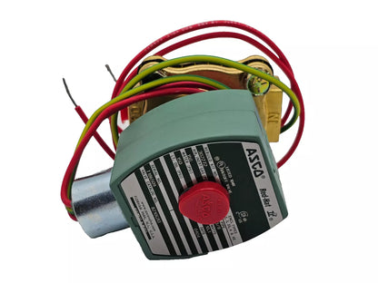 válvula solenoide Asco 8210G93 Red-Hat de 3/8" NPT, 150 PSI. Latón, 2 vías