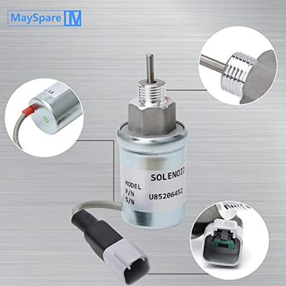 May Stop controles solenoide u85206451 u85206452 Fit Perkins 2306 C y otros 185206084 185206420
