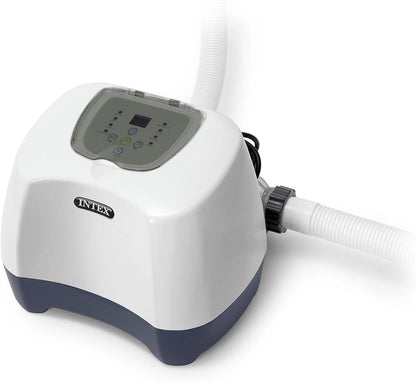 INTEX QS1200 Sistema de cloro de agua salada, para piscinas sobre el suelo, mantiene la claridad del agua, voltaje de 110 a 120, piscina de 15,000 galones