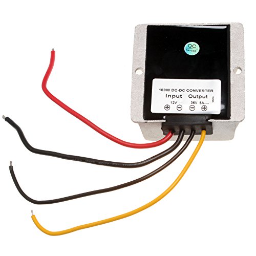 Holdwell Convertidor DC-DC 12 V a 36 V 5 A 180 W Elevador regulador del módulo de potencia
