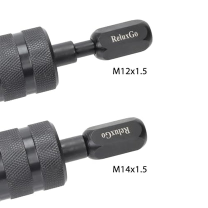 Herramienta extractor de inyector diesel con martillo deslizante, removedor de inyector de carril común con adaptador de rosca M8, M12, M14