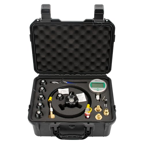 Kit de carga de acumulador de nitrógeno hidráulico, kit de llenado de nitrógeno, sistema de prueba de presión de nitrógeno con medidores digitales