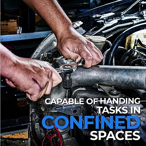 Toolant - Juego de machuelos y tarrajas SAE/métricos, 127 piezas, estándar, con combinación de brocas para roscar