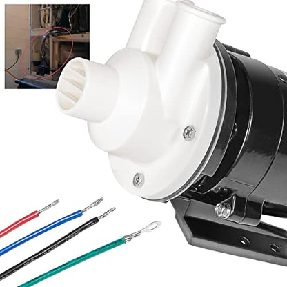 APTA92P10WD1 - Conjunto de motor de bomba de agua de repuesto para bomba de agua Hoshizaki incluye condensador, se adapta a modelos de máquinas de hielo Hoshizaki KM-450 THRU KM-900 KML-600MAH URC-12F