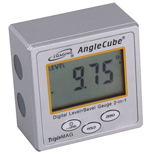 Medidor de ángulos digital portátil iGaging con base magnética - 35-222-6