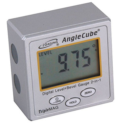 Medidor de ángulos digital portátil iGaging con base magnética - 35-222-6