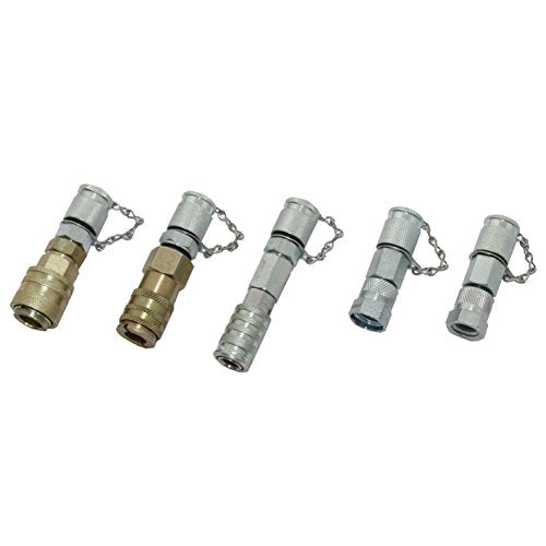 XZT EX-C 10000psi Kit de acoplamiento de prueba de presión hidráulica digital, herramientas de reparación para maquinaria de construcción de excavadoras europeas japonesas (10000PSI/700BAR)