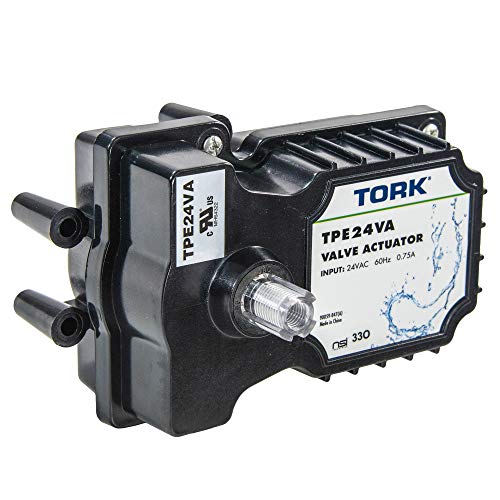 TORK TPE24VA - Actuador de válvula auténtico de 24 voltios, compatible con todos los sistemas de control de 24 VCA, para piscinas, spa, equipos solares, aprobado por UL para seguridad