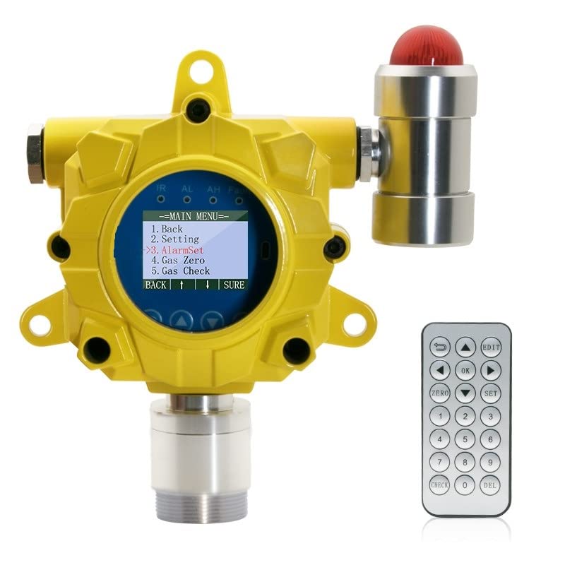 Detector de oxígeno de Forensics | Montaje en pared industrial | Monitoreo continuo | Calibración rastreable NIST de EE. UU. | A prueba de explosiones | Alarmas de sonido y luz | Salida de relé |