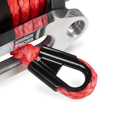 Warrior Winches Samurai 8,000 lbs 12v cabrestante eléctrico con cable de acero: perfecto para Jeep Wranglers, camiones, ATV y aventuras todoterreno. Controles inalámbricos
