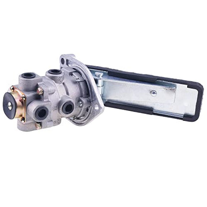 WQSING Válvula de freno de pie E6 con montaje de banda de rodadura 286171N 286171X compatible con Bendix KN22140 20QE3114R 170.286171E-6 Placa de montaje de válvula de circuito dual