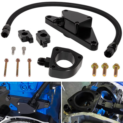 Kit de derivación de refrigerante Cummins compatible con transmisión diésel de 2007.5-2018 Dodge Ram 6.7L Cummins