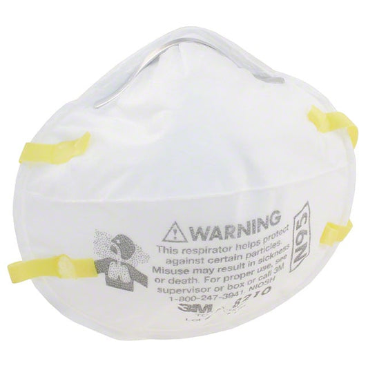 3M 8210 - Respirador de partículas desechable Blanco