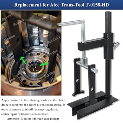 Bonbo T-0158 - Herramienta de transmisión universal de resorte de tambor de embrague de acero resistente