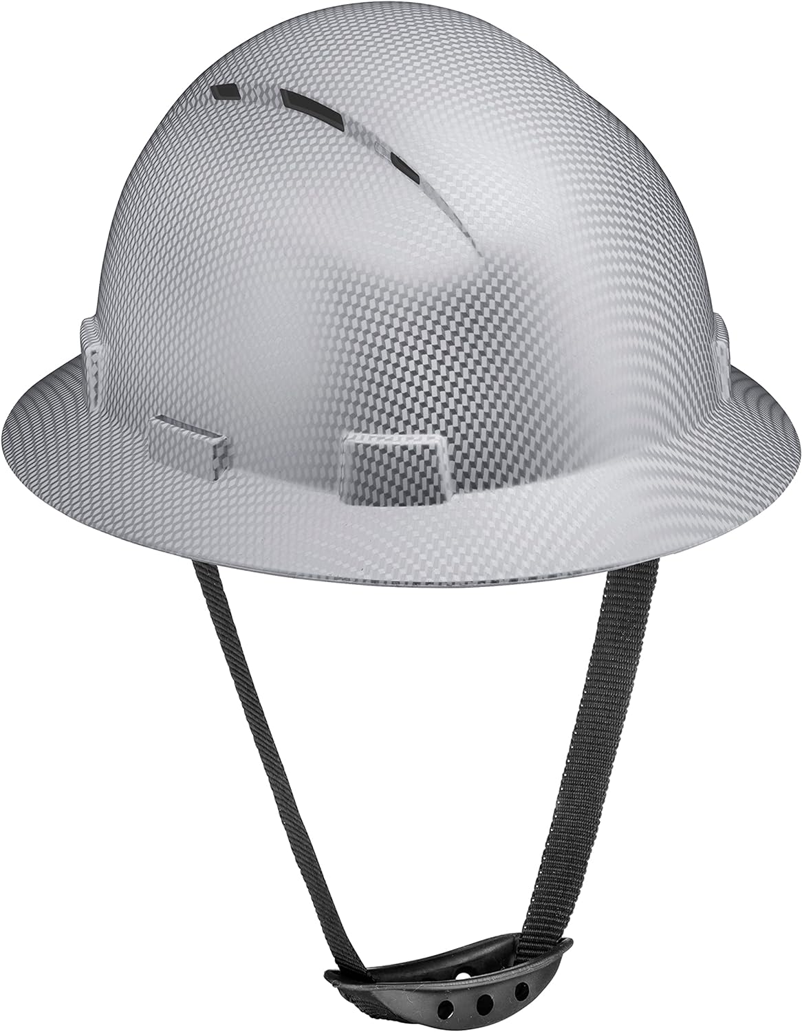 Acerpal Casco duro OSHA con diseño de fibra de carbono ventilada de ala completa con suspensión de 6 puntos (opciones 1)