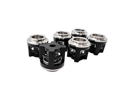 AR Annovi Reverberi Kit de válvula de repuesto, 6 unidades, AR1864, negro