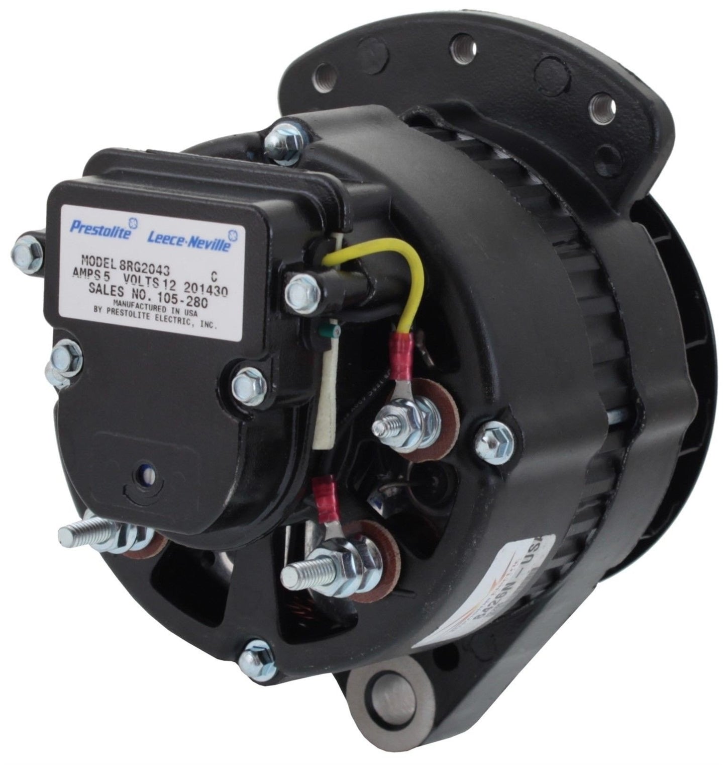 Alternador nuevo SAEJ1171 Certificado 8MR2401U Reemplaza 110-534 110567 Fabricado en EE. UU. GENERICO