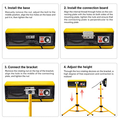 Lámpara de curado de pintura infrarroja de 2000 W de onda corta infrarroja lámpara de calefacción IR para reparación de carrocería de coche, sistemas de curado de pintura, secador de