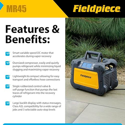 Fieldpiece MR45 equipo de recuperación