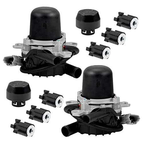 Bomba de inyección de aire secundaria 17610-0S010 compatible con Lexus LX570 2008-2013 Toyota Land Cruiser 2006-2012 Toyota Sequoia 2007-2013 Tundra Smog Pump Reemplazo # 1020023 AA (2 piezas) AA (2