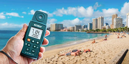 Extech UV510 Verde Medidor de luz - Fotómetro (58 mm, 25 mm, 141 mm, 160 g, AAA, Batería)