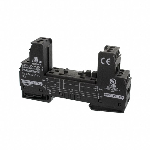 Weidmüller 8924290000 - Base Módulos de protección de sobretensión 1U