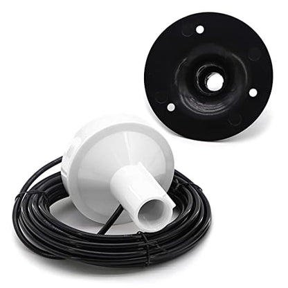 Antena GPS marina reemplazo de antena para Garmin GPSMAP GDU GNC NavTalk Pilot StreetPilot AIS barco navegación receptor Fishfinder Sounder+cable de 26 pies conector TNC adaptador BNC+base de