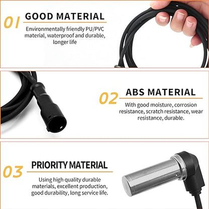 Arnés de repuesto para sensor de velocidad de rueda de camión ABS de repuesto para repuesto Meritor para Wabco 4410328140 4410326180