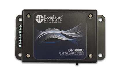 Interfaz de célula de carga USB de 24 bits DI-1000U con software LoadVUE Pro, velocidad máxima de datos 80 Hz, compatibilidad de celda de carga de 4 hilos, registro y análisis de datos en tiempo real