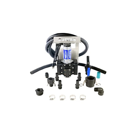 Fill-Rite SS470B - Bomba de transferencia química de 115 V CA con montaje IBC, manguera y tubo de succión, bomba de transferencia de fluidos viscosos de alta resistencia, soporta uso continuo