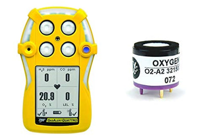 Sensor de oxígeno de repuesto para BW Technologies Gas Alert Quattro