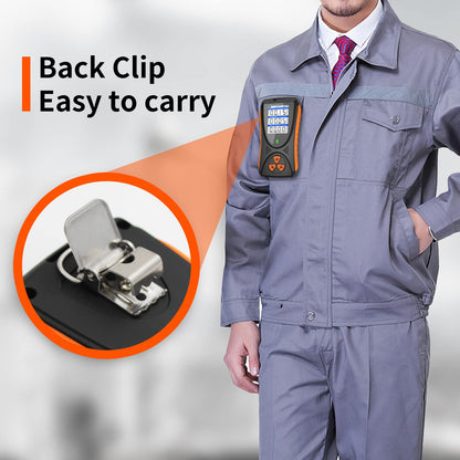 Geiger - Detector de radiación nuclear de contador, dosímetro personal CHNADKS actualizado, monitor de radiación portátil de rayos X gamma beta, funciona con pilas (0.08uSv - 50mSv)