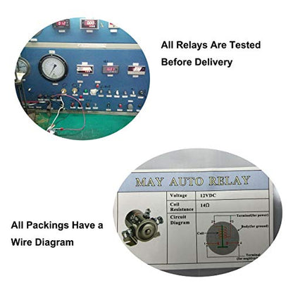 Relé solenoide de servicio continuo Max 300A niquelado para cabrestante, carritos de golf, marinos en modelos Rush E-Z-GO de maratón de gas con motores de 2 o 4 ciclos por Lucky Seven