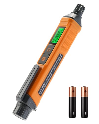 PT205 Detector de fugas de gas con alarma audible y visual, detector de fugas de propano con valor % LEL de metano, butano y gas combustible, para el hogar, RV (incluye batería x 2), naranja