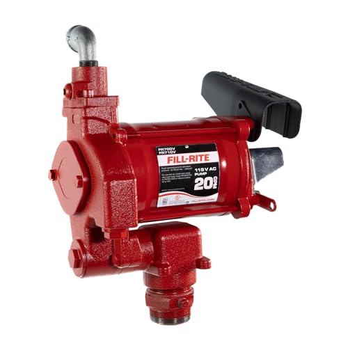 Fill-Rite Bomba de transferencia de combustible FR700VN 115V 20 GPM (modelo solo bomba) | Para gasolina, diesel, queroseno, mezclas de etanol, mezclas de metanol y biodiésel hasta B20