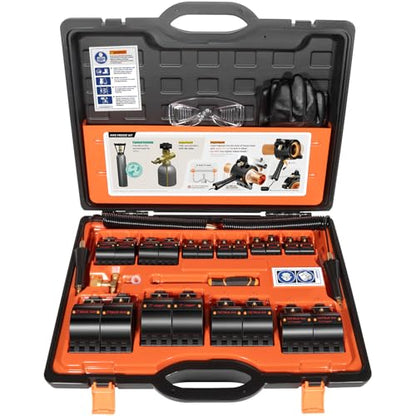 CST2 General Cold Shot - Kit de congelación de tubos, pequeño, negro y naranja