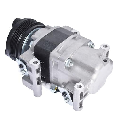 WFLNHB Compresor de CA y embrague de A/C, puertos de A/C, 5 ranuras de repuesto para Mazda 3 2004-2009 3 Sport 2009 reemplazo para Mazda 5 2006-2010 2.0L 2.3L CO 10759C 58463 BP4S61K00 CC43 455555 E
