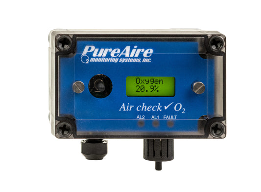PUREAIRE Monitor de deficiencia de oxígeno, 0-25% - 99016