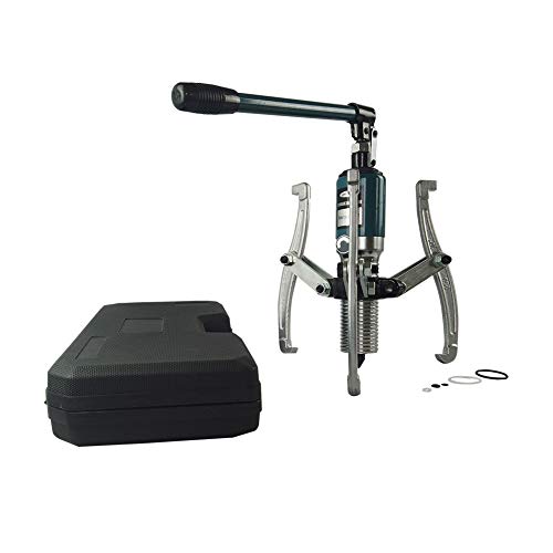 Extractor de engranajes hidráulico Nmaza de 15 toneladas ajustable, 2 o 3 mandíbulas alcance de 12 pulgadas, separador de tracción de brida de rodamiento de rueda 3 en 1, bomba de aceite, máquina de dibujo, M/caja