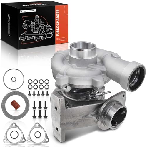 A-Premium Turbocompresor completo de baja presión, con junta, compatible con Ford F-250 F-350 F-450 F-550 Super Duty 2008-2010, 6.4 L, reemplazo # 8C3Z-6K682-BARM