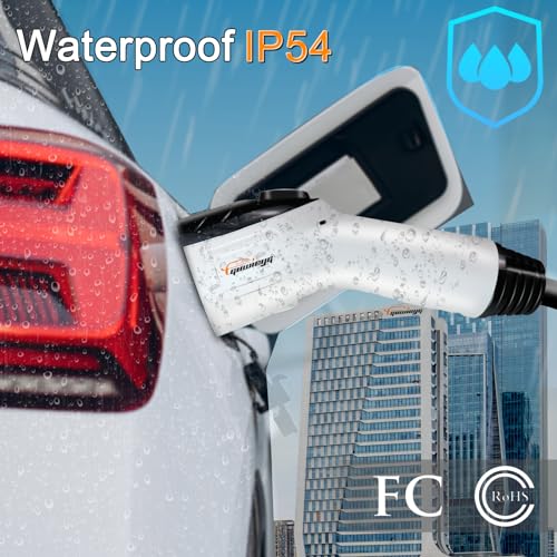 Extension Cable Compatible with All SAE J1772 EV Chargers, 21ft Max 250V 48A EV Charging Cable Extension for Home and Outdoor Electric Car Charging