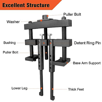 Extractor universal de revestimiento cilíndrico resistente para Mack Cummins CAT Caterpillar funciona en forro húmedo de 3-7/8 pulgadas a 6-1/4 pulgadas, reemplaza para OEM PT-6400-C 3376015 M50010-B