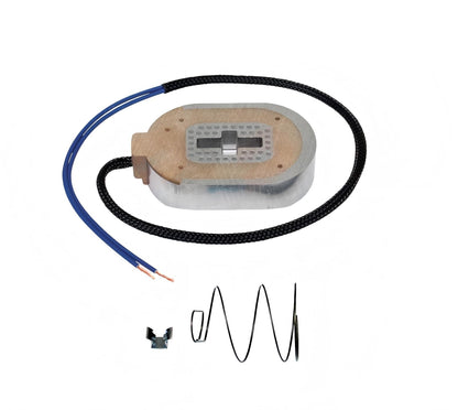K71-376-00 K71-378-00 Trailer Brake Magnet W/Spring and Clip,for Dexter 7.2K, 8, 10, 12 & 15 Pound RV Camper Axle,Yellow Wire Trailer Electric Brake Magnet Kit, (12.25" x 2.5" Thru 5" Wide)