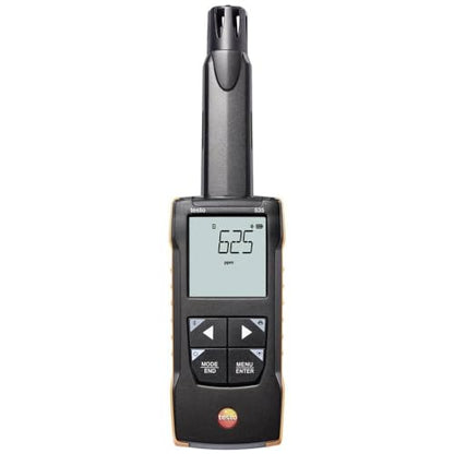 Testo 535 Detector digital de CO2 – Monitor de calidad del aire para mediciones precisas de dióxido de carbono de hasta 10000 ppm – Monitor de CO2 con alarmas audibles – Probador de calidad del aire